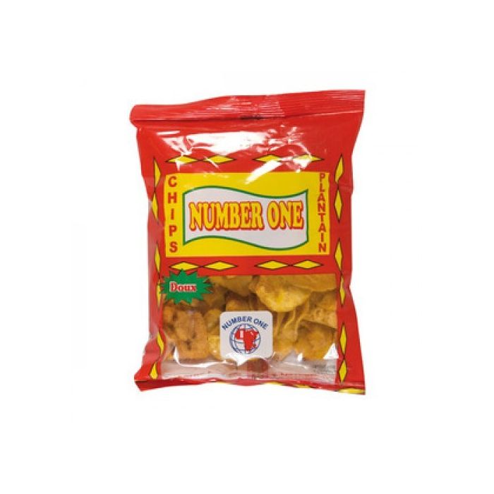 Number one plantain chips sweet 20 x 85gr