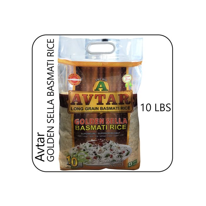 Avtar golden sella basmati 10 lbs 