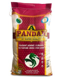 Big A Pandan jasmine rice 3x broken 20 kg