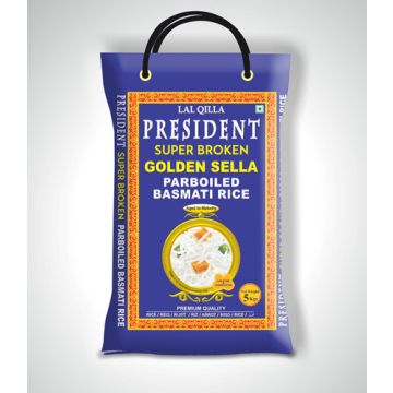President golden sella extra broken basmati 5 KG
