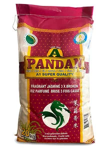Big A Pandan jasmine rice 3x broken 20 kg