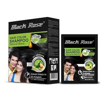 Black rose hair color shampoo