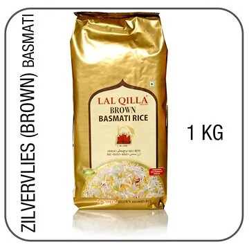 Zilvervlies basmati rijst lal qilla