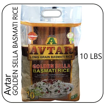 Avtar golden sella basmati 10 lbs 